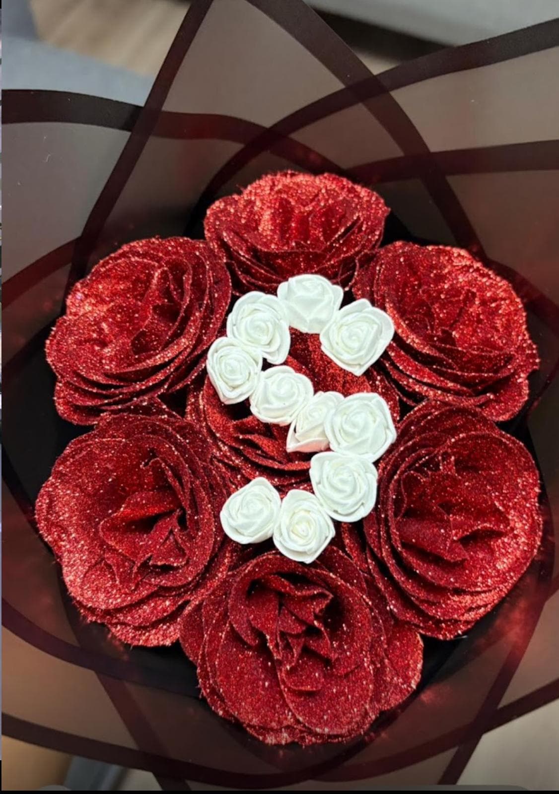 Roses Éternelles à Initiale - Photo 1